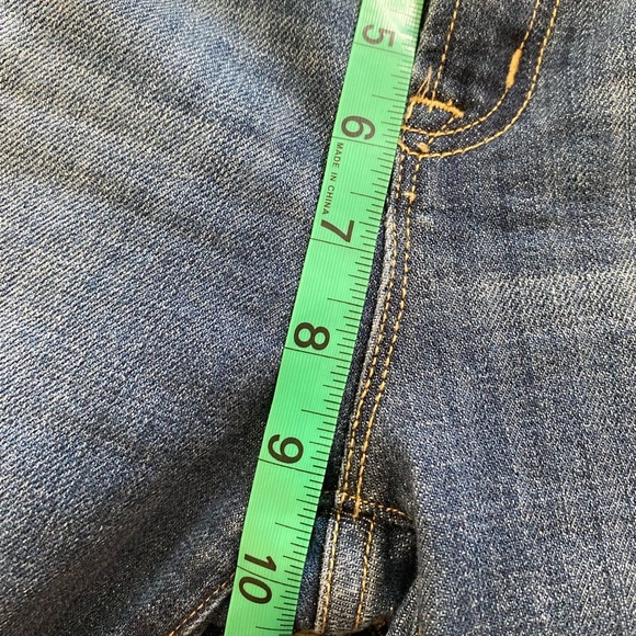 J Crew Factory Mid Rise Jeans Size 27 Skinny Distressed - Picture 5 of 7